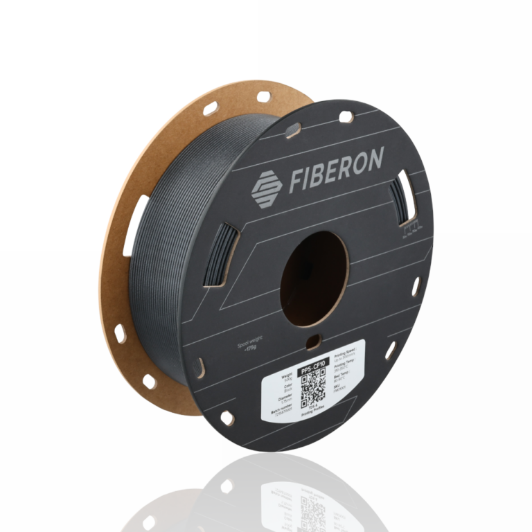 Fiberon™ PPS-CF10 1.75 500g - Black - Polymaker - Image 2