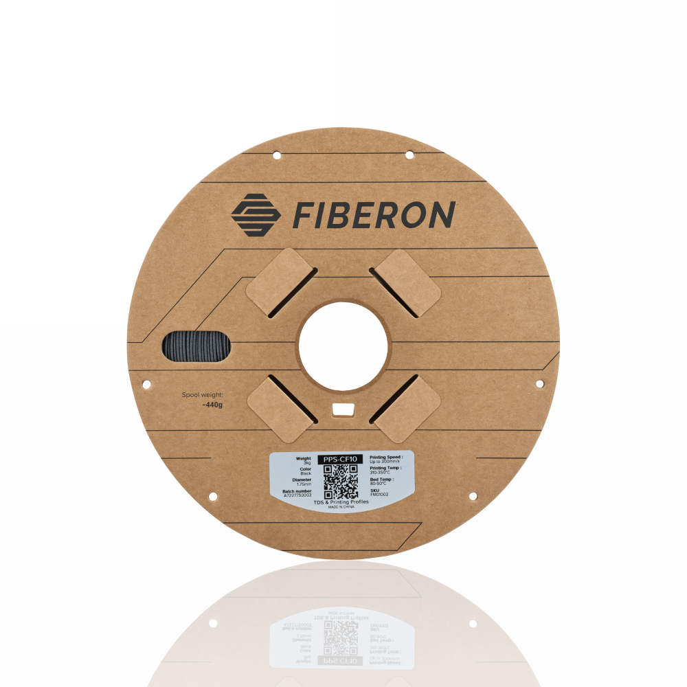 Fiberon™ PPS-CF10 1.75 3kg - Black - Polymaker - Image 2