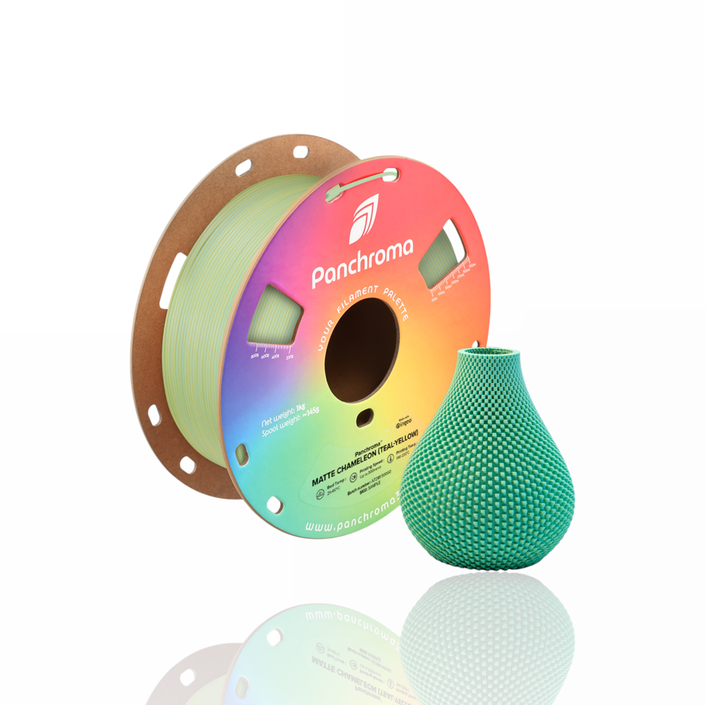 Panchroma™ PLA Dual Matte 1kg Chameleon (Teal-Yellow) - Polymaker - Image 4