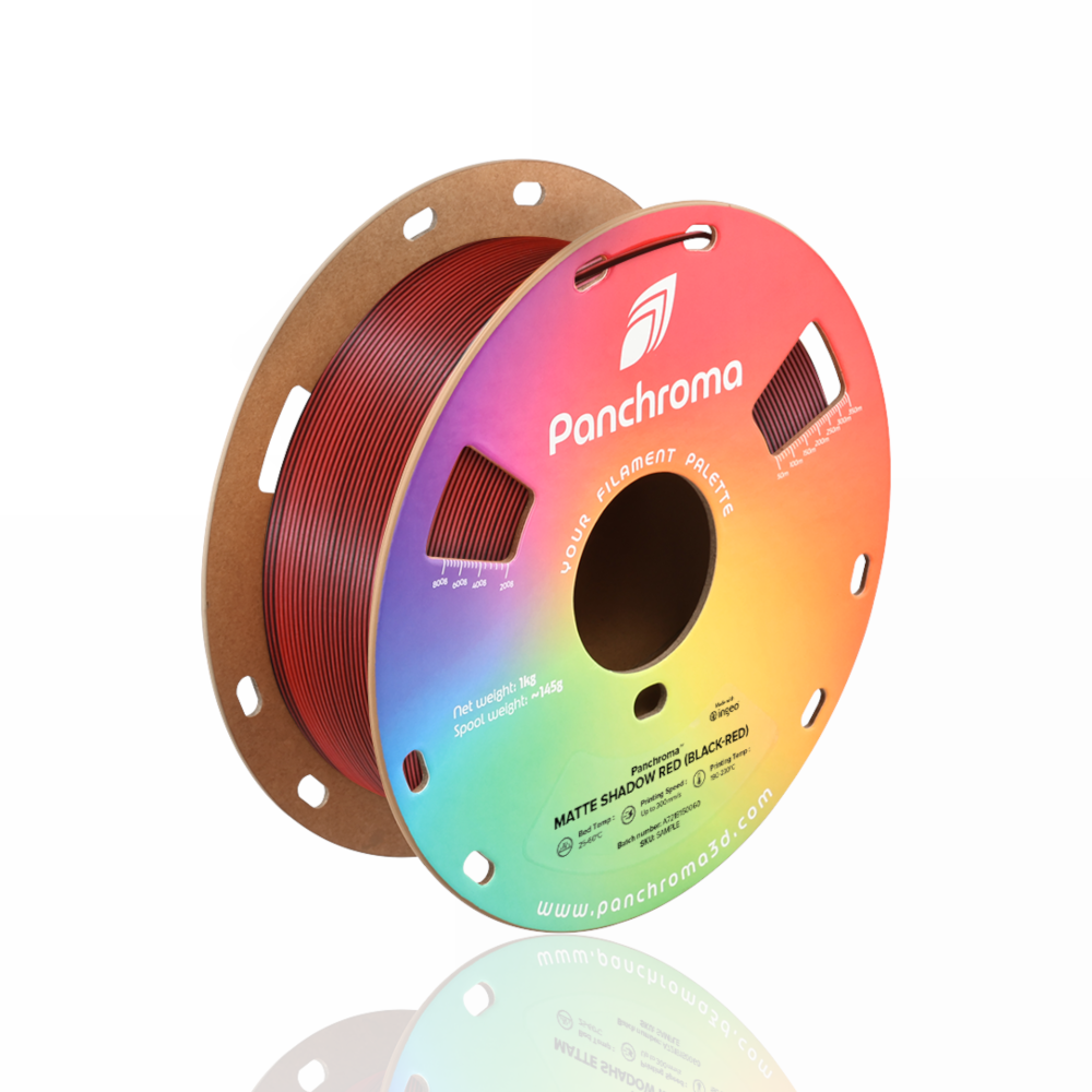 Panchroma™ PLA Dual Matte 1kg Shadow Red (Black-Red) - Polymaker