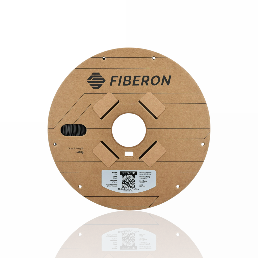 Fiberon™ PETG-ESD 1.75 3Kg Black - Polymaker - Image 4