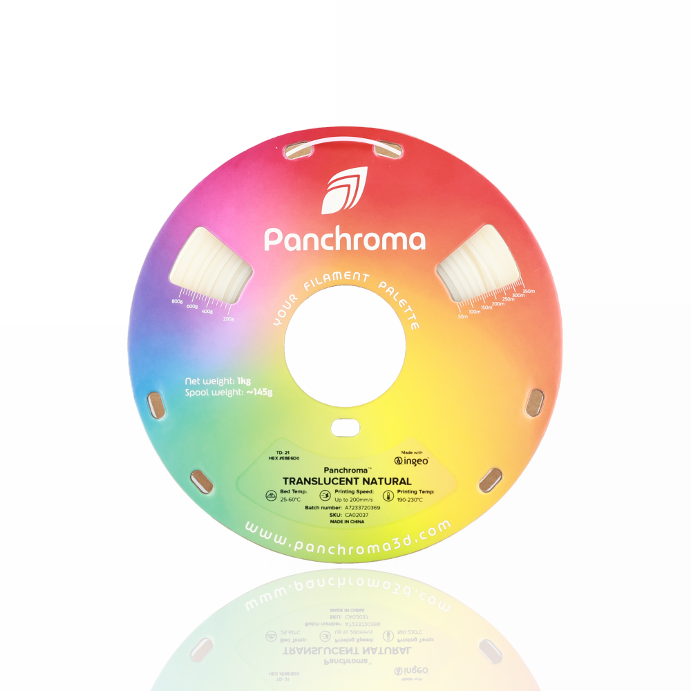 Panchroma™ PLA Translucent 1kg Natural - Polymaker - Image 6