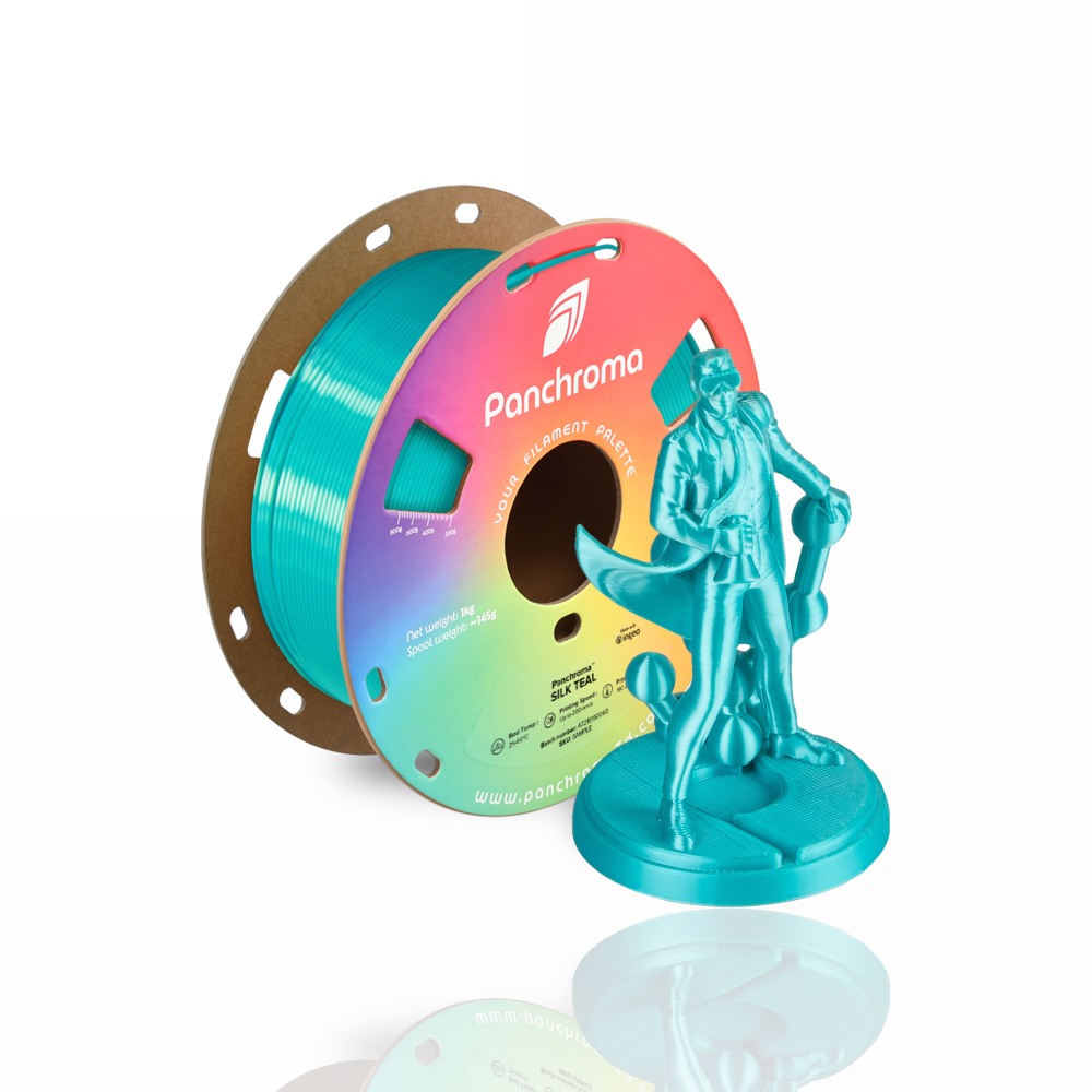 Panchroma™ PLA Silk 1kg Teal - Polymaker - Image 3