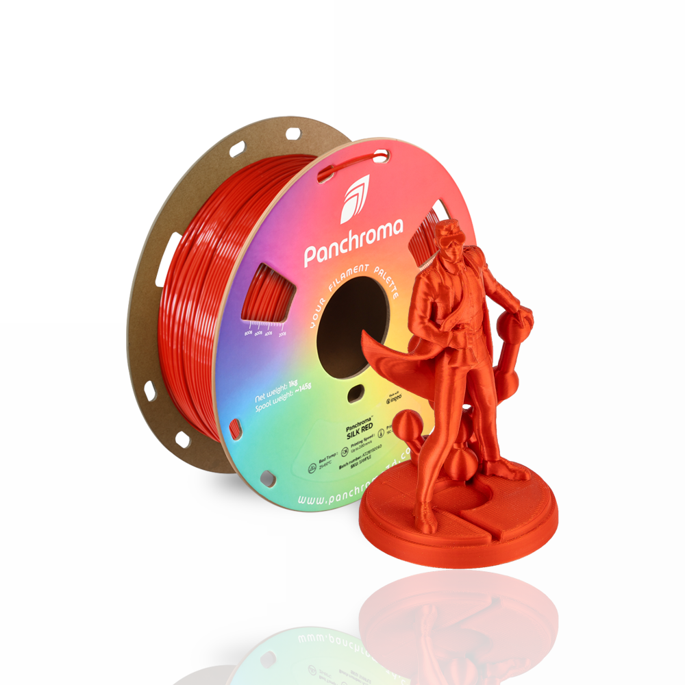 Panchroma™ PLA Silk 1kg Red - Polymaker - Image 3