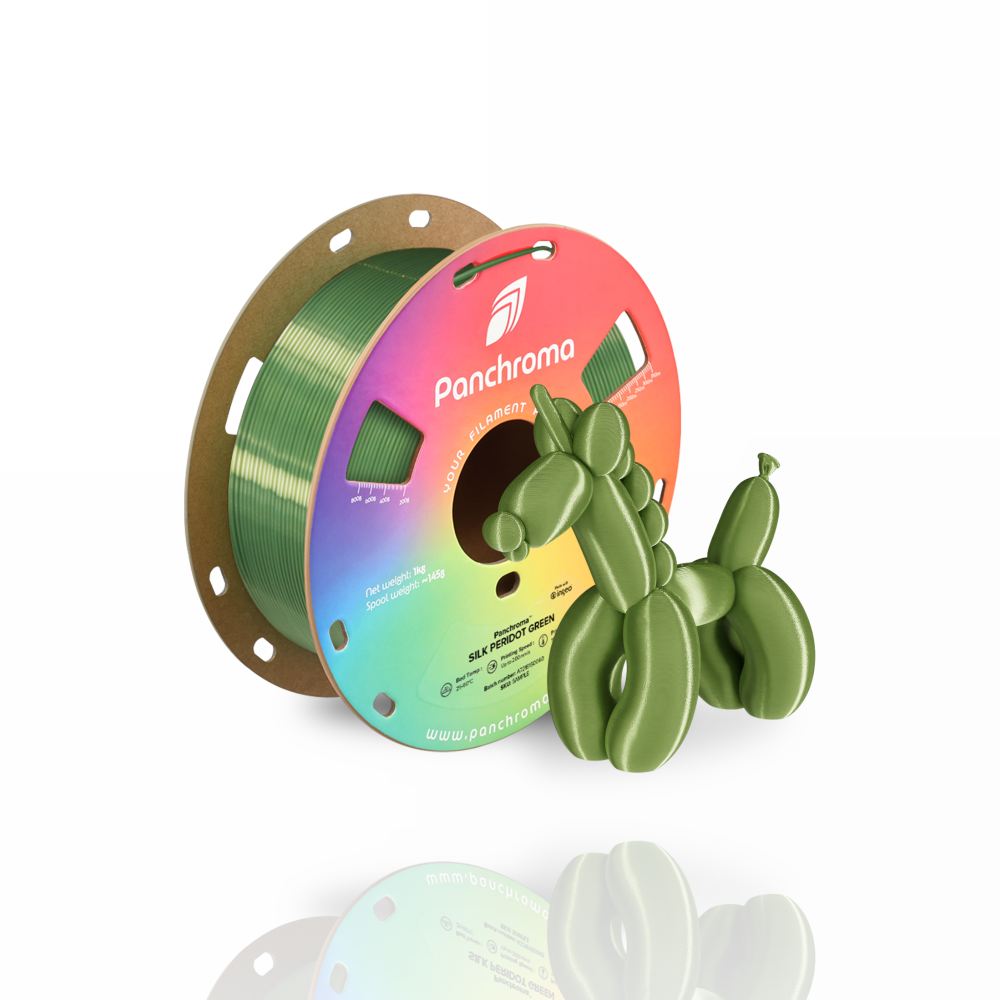 Panchroma™ PLA Silk 1kg Peridot Green - Polymaker - Image 2