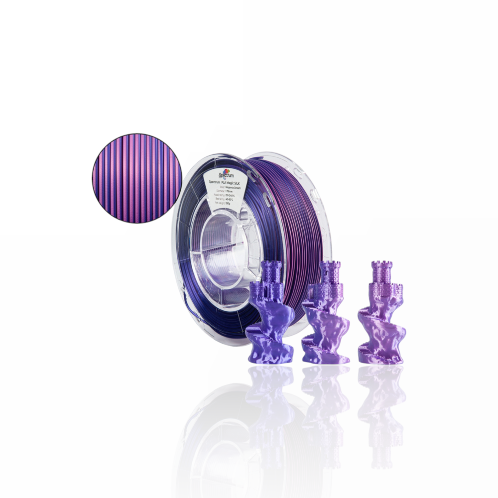 PLA Magic Silk 250g Magenta Dream - Spectrum Filaments - Image 4