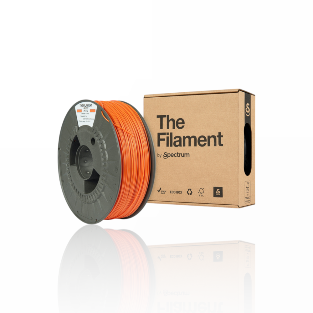 The Filament PETG 1Kg Machinery Orange - Spectrum Filaments - Image 3