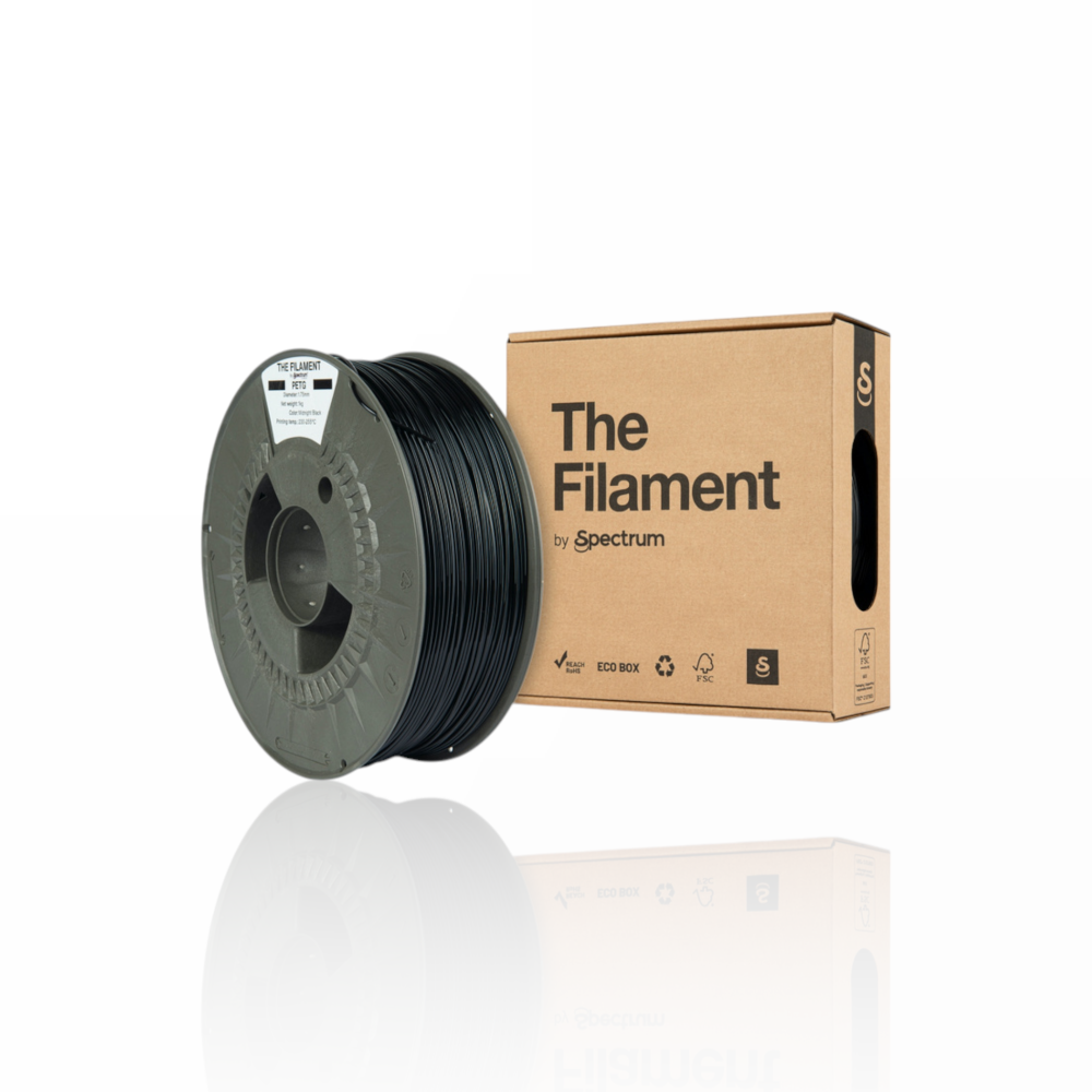 The Filament PETG 1Kg Midnight Black - Spectrum Filaments - Image 3