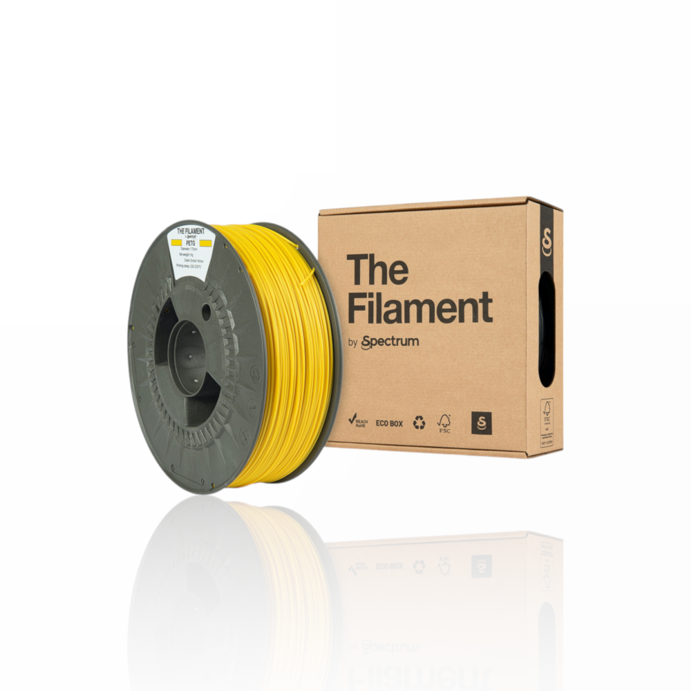 The Filament PETG 1Kg Sorbet Yellow - Spectrum Filaments - Image 3