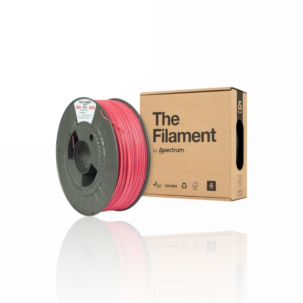 The Filament PETG 1Kg Strawberry Pink - Spectrum Filaments - Image 3