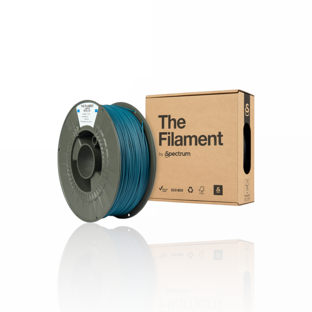 The Filament PETG CF (Fibras de Carbono) 1Kg Blue - Spectrum Filaments - Image 3