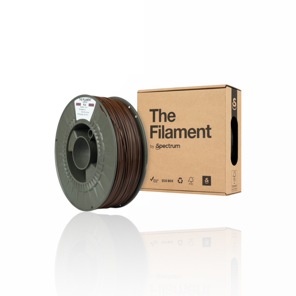 The Filament PLA 1Kg Bison Brown - Spectrum Filaments - Image 3