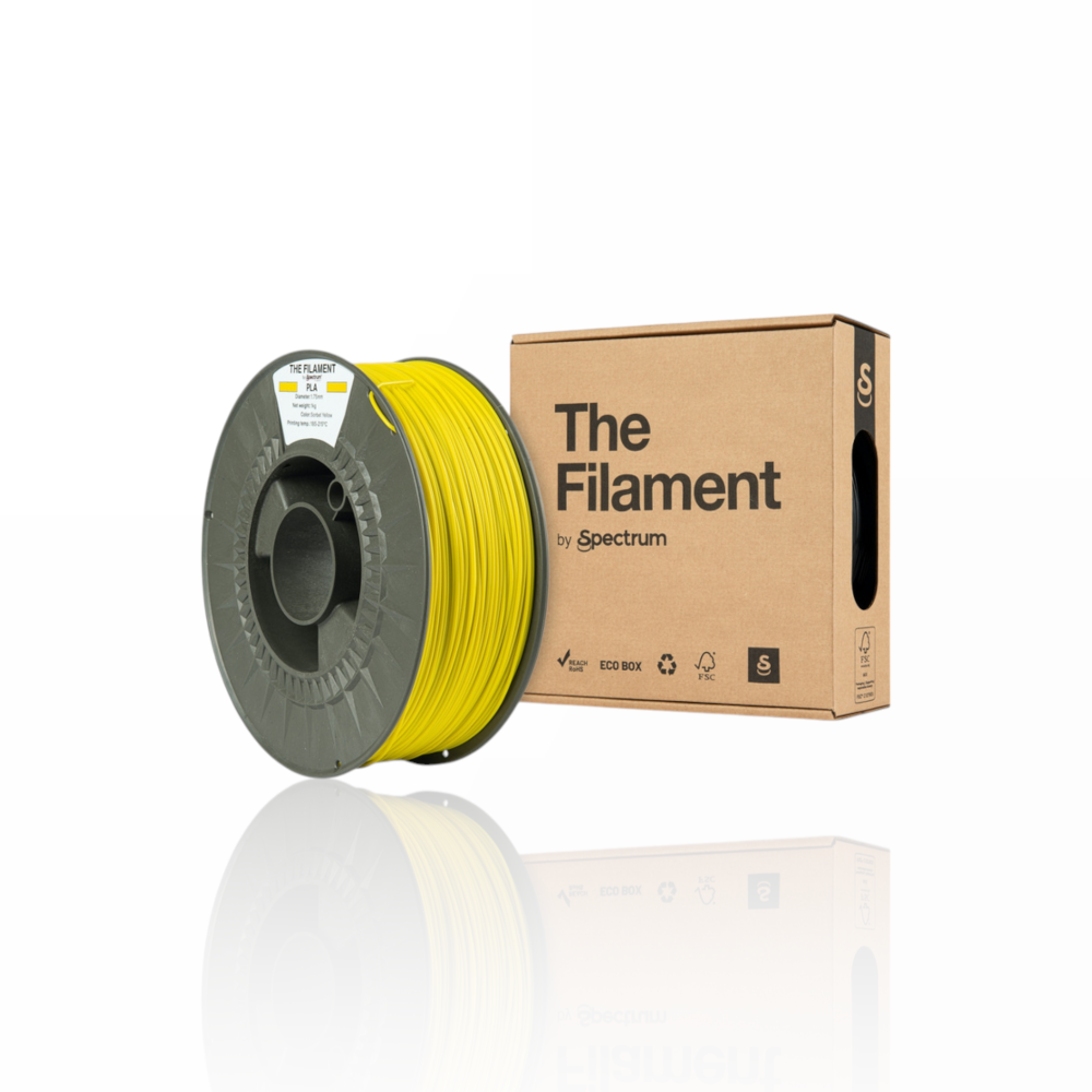 The Filament PLA 1Kg Sorbet Yellow - Spectrum Filaments - Image 3