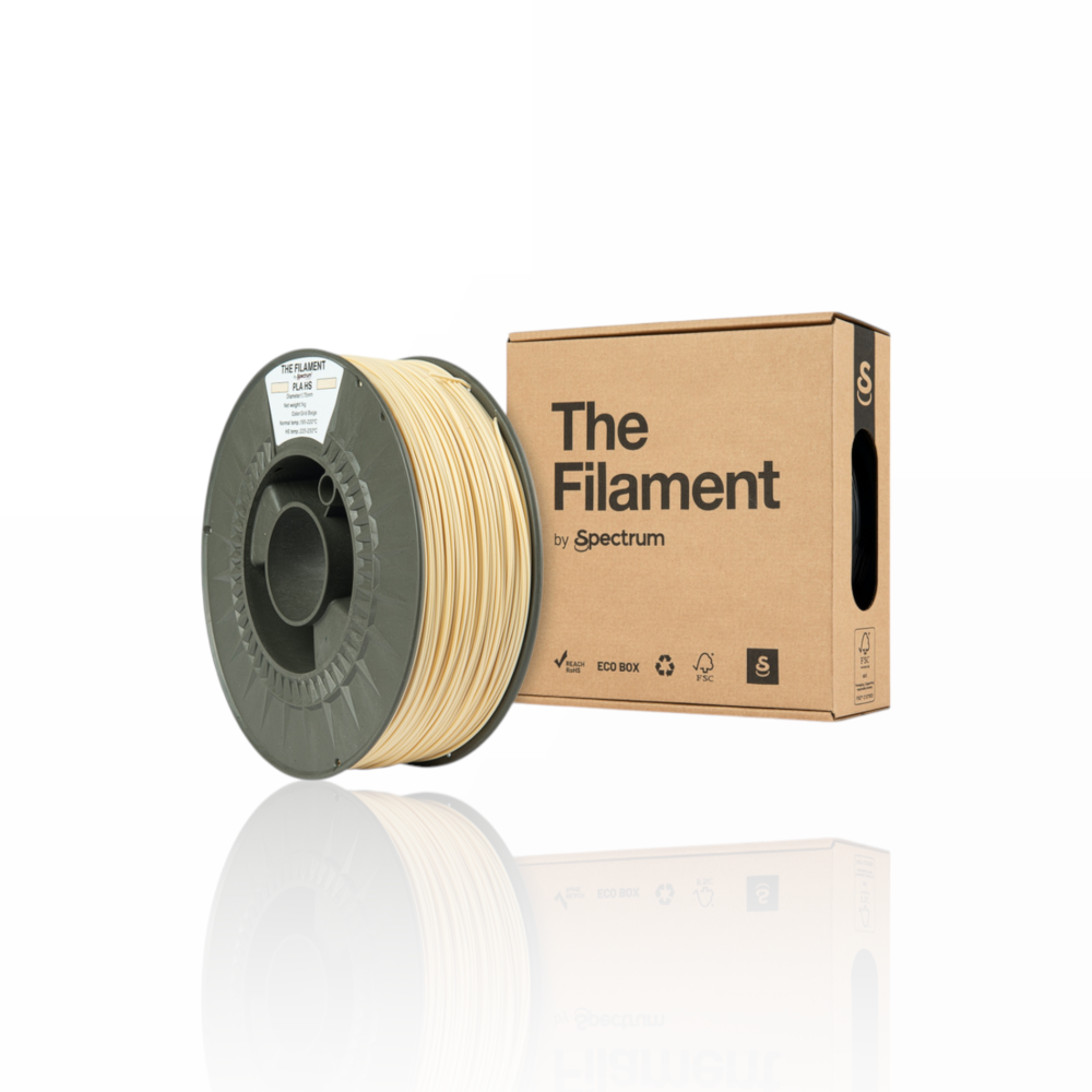 The Filament PLA HS (High Speed) 1Kg Grid Beige - Spectrum Filaments - Image 3