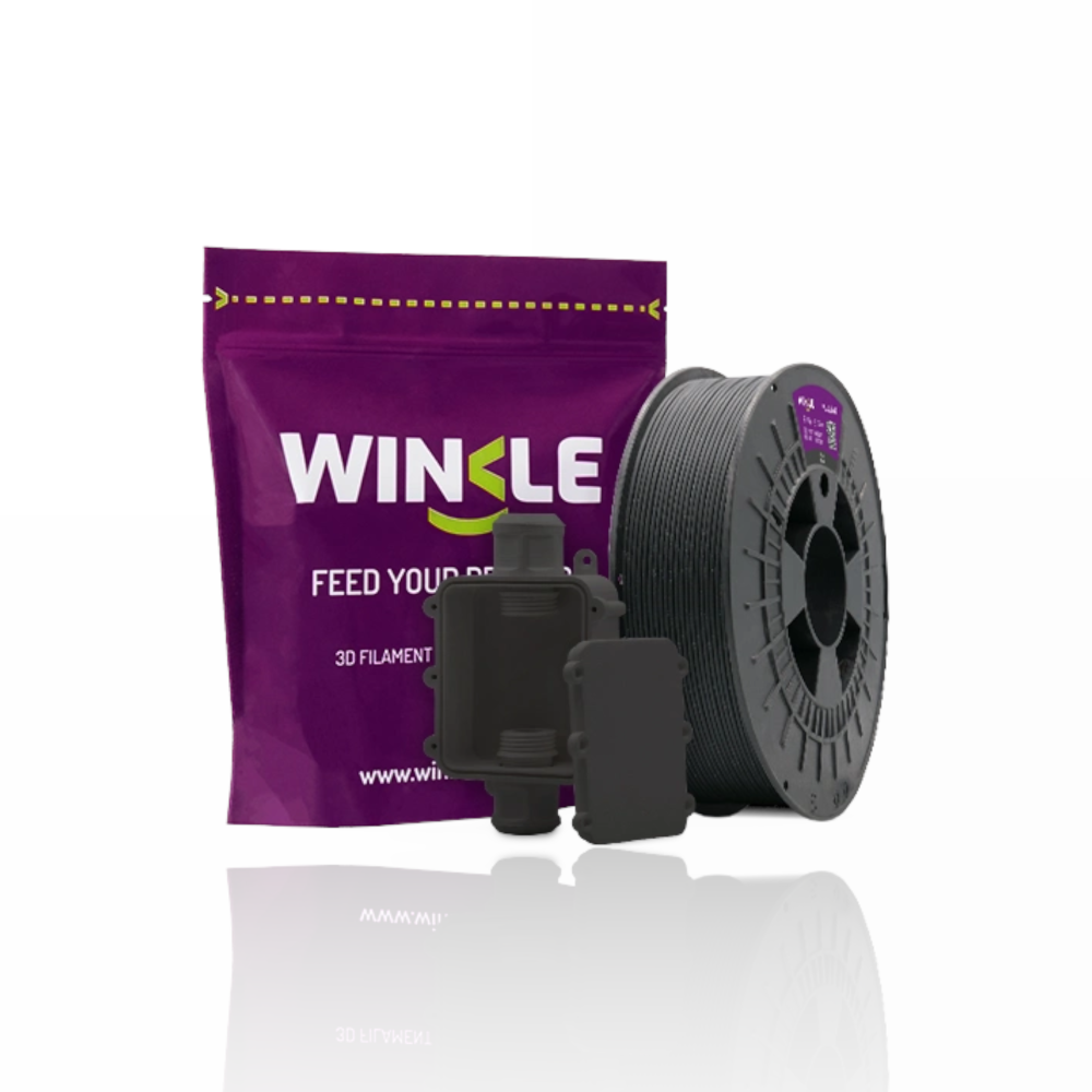 PLA UL94 V0 10M (Amostra) Negro Black - WINKLE - Image 3