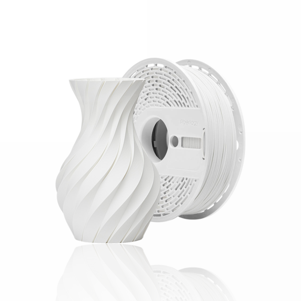 PLA Matte 850g White - Fiberlogy - Image 4