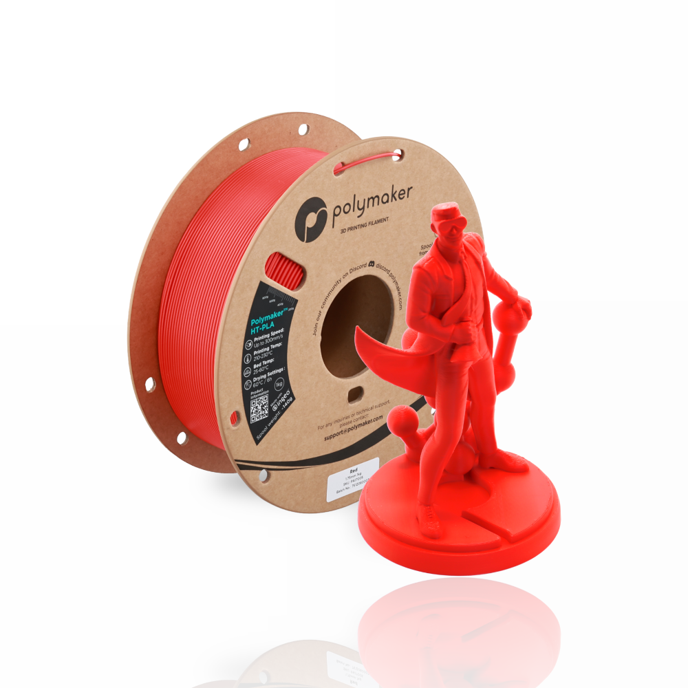 Polymaker™ High Temperature PLA 1kg Red - Polymaker - Image 4