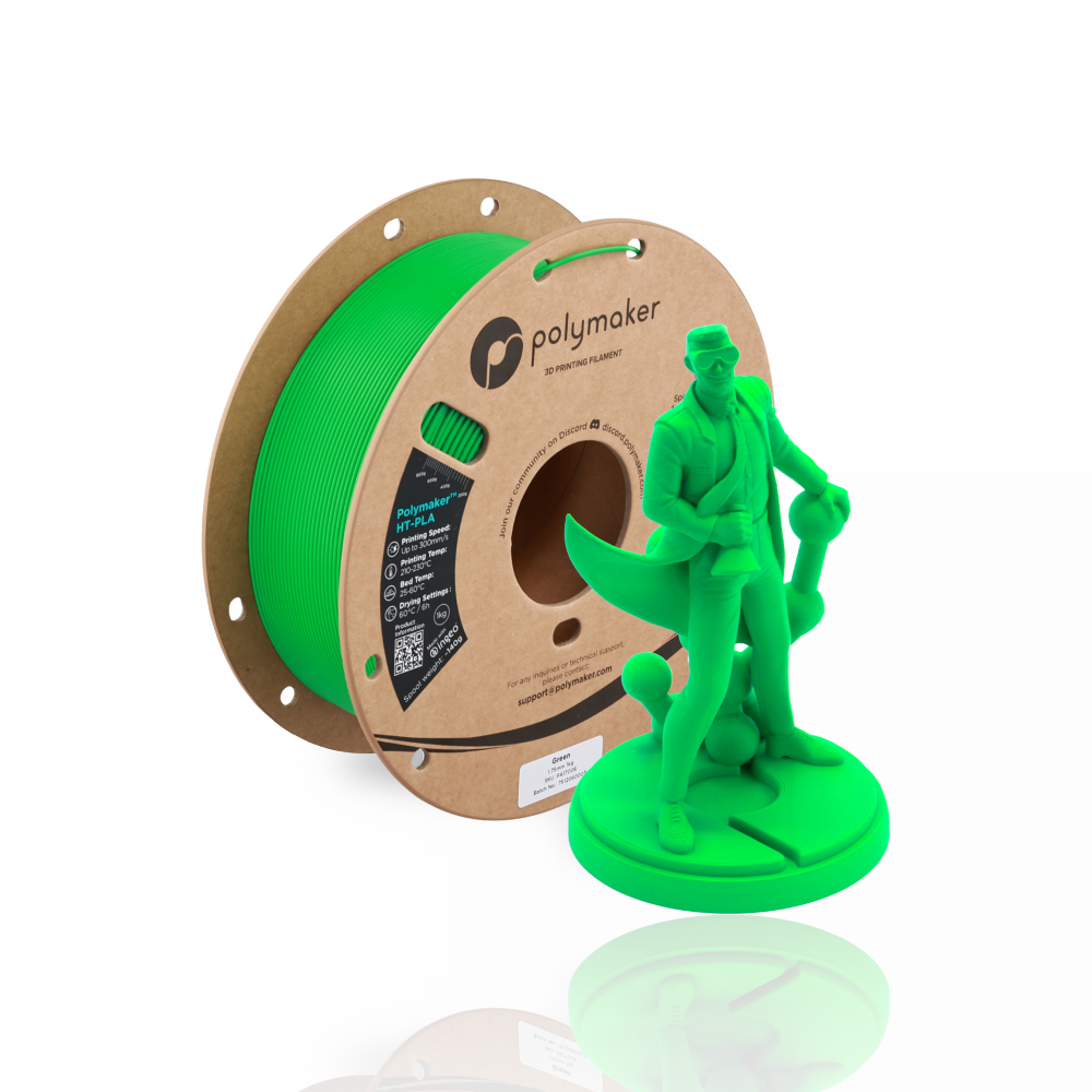 Polymaker™ High Temperature PLA 1kg Green - Polymaker - Image 4