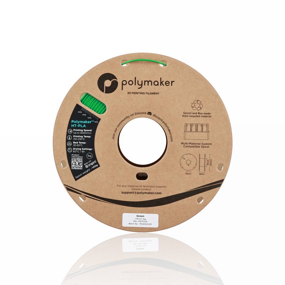 Polymaker™ High Temperature PLA 1kg Green - Polymaker - Image 6