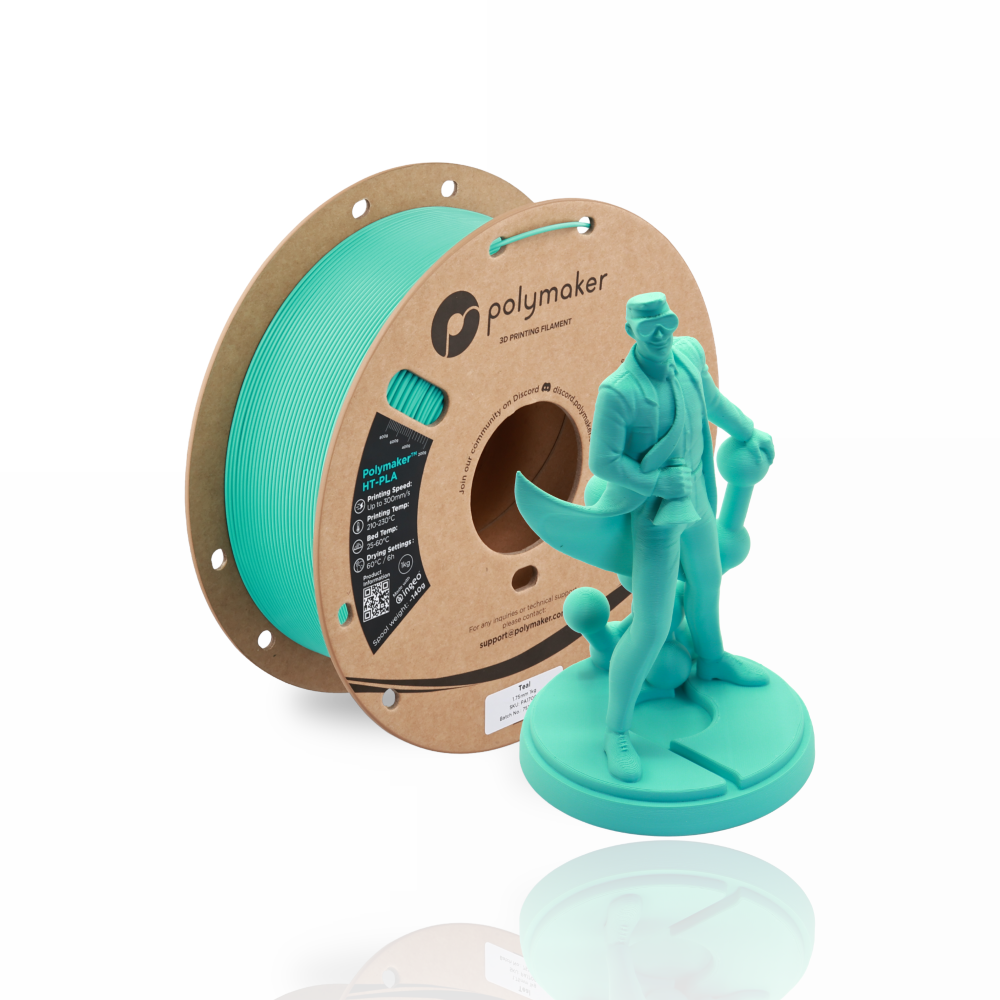 Polymaker™ High Temperature PLA 1kg Teal - Polymaker - Image 4