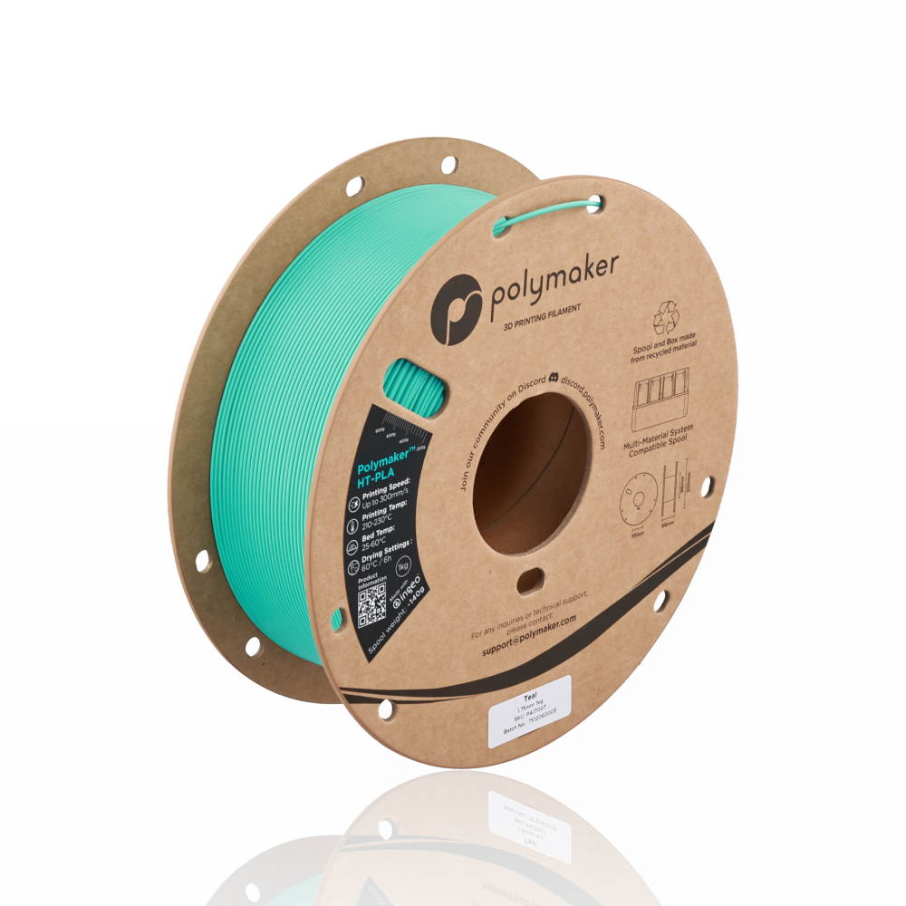 Polymaker™ High Temperature PLA 1kg Teal - Polymaker - Image 5