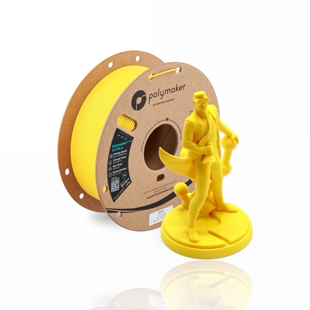 Polymaker™ High Temperature PLA 1kg Yellow - Polymaker - Image 4