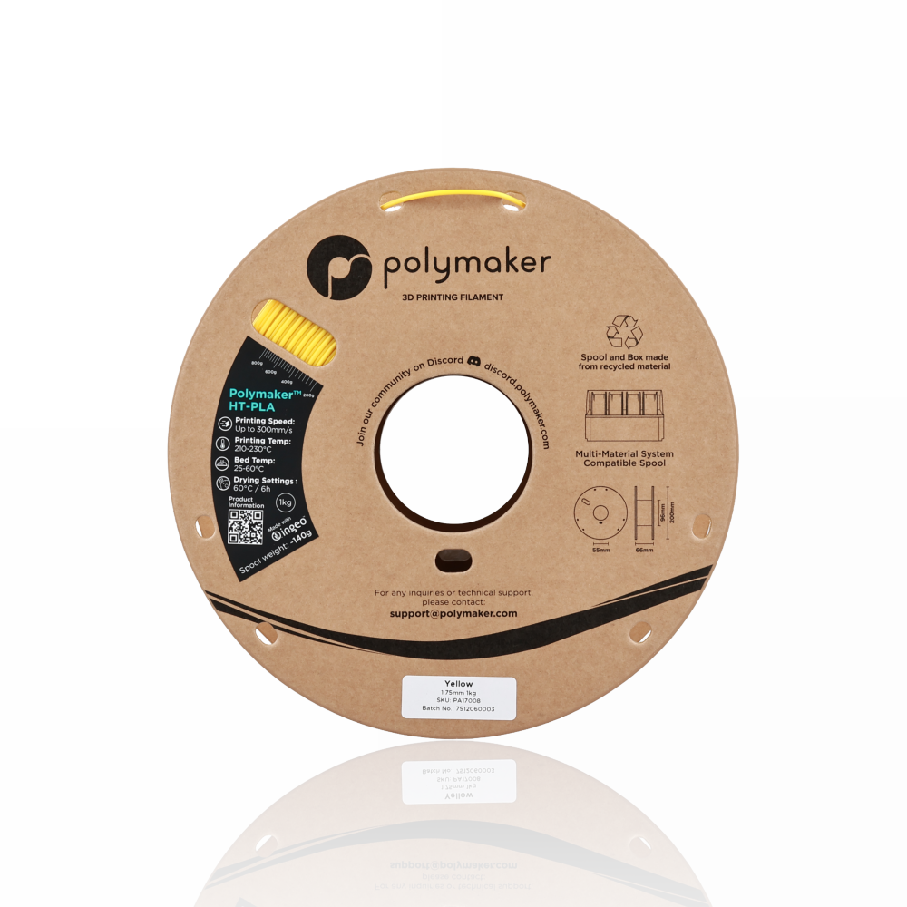 Polymaker™ High Temperature PLA 1kg Yellow - Polymaker - Image 6