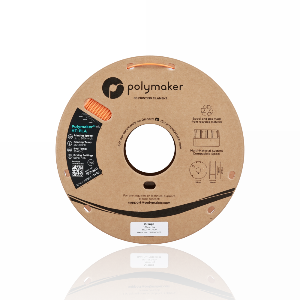 Polymaker™ High Temperature PLA 1kg Orange - Polymaker - Image 6
