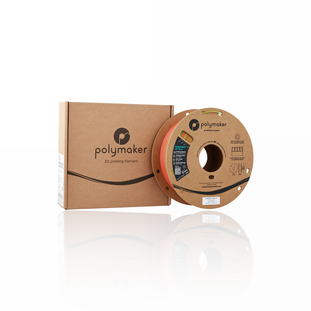 Polymaker™ High Temperature PLA 1kg Gradient Tropical - Polymaker - Image 6