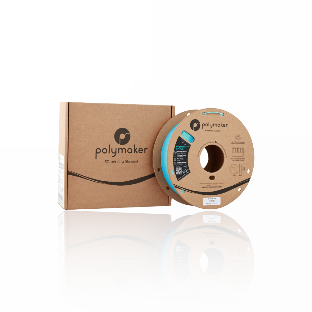 Polymaker™ High Temperature PLA 1kg Gradient Ice - Polymaker - Image 7