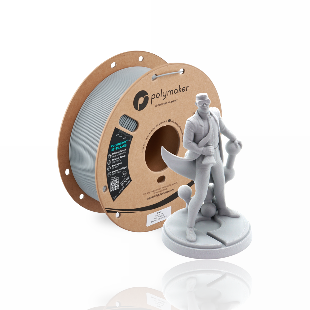 Polymaker™ High Temperature Glass Fiber PLA 1kg Grey - Polymaker - Image 3