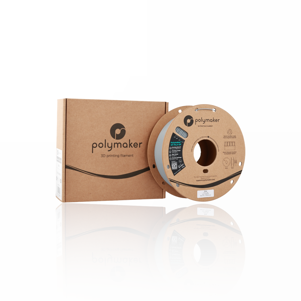 Polymaker™ High Temperature Glass Fiber PLA 1kg Grey - Polymaker - Image 7