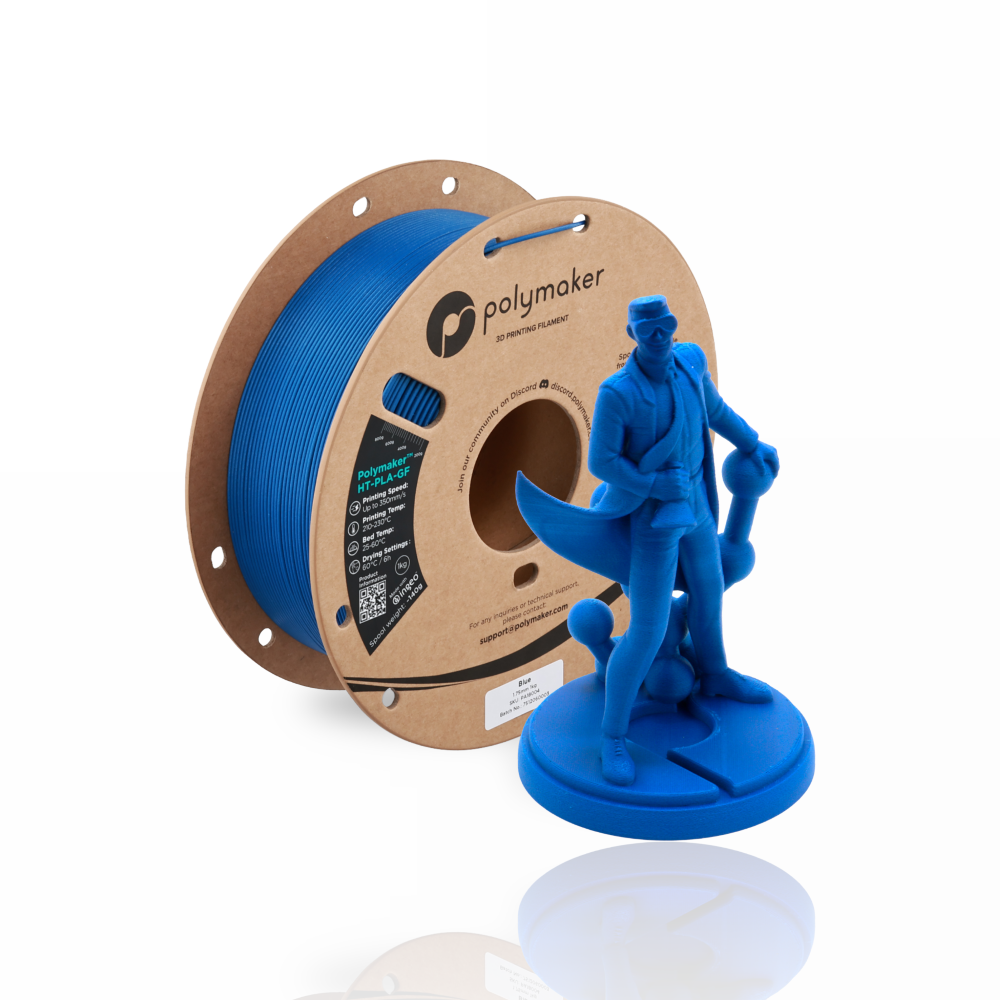 Polymaker™ High Temperature Glass Fiber PLA 1kg Blue - Polymaker - Image 3