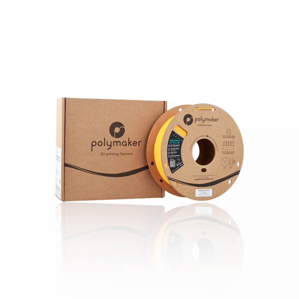 Polymaker™ High Temperature Glass Fiber PLA 1kg Power Tool Yellow - Polymaker - Image 7