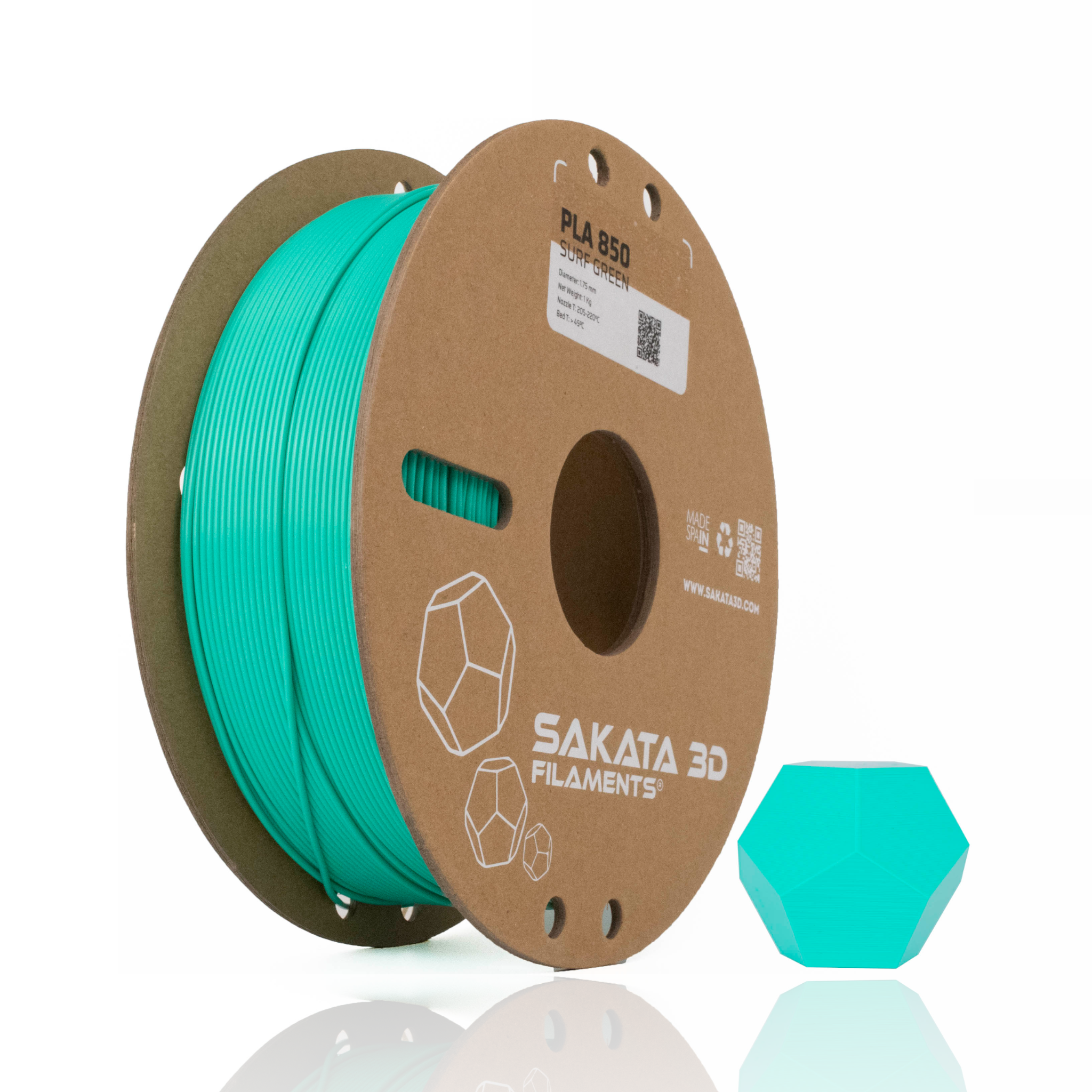 PLA GO&PRINT 1kg Surf Green - SAKATA 3D - Image 2