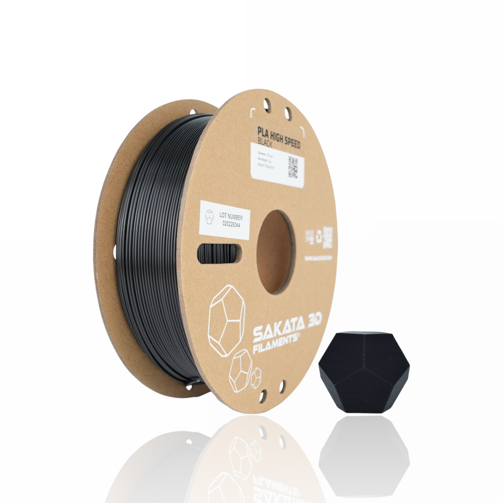 PLA High Speed 1kg Black - SAKATA 3D - Image 2
