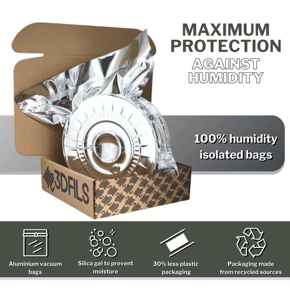esFil PETG V0HF (Flame Retardant) 1kg White - 3DFILS - Image 7