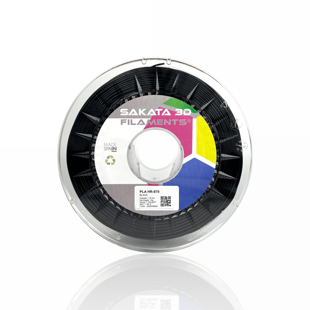 PLA HR-870 (High Resistance) 1kg Black - SAKATA 3D - Image 4