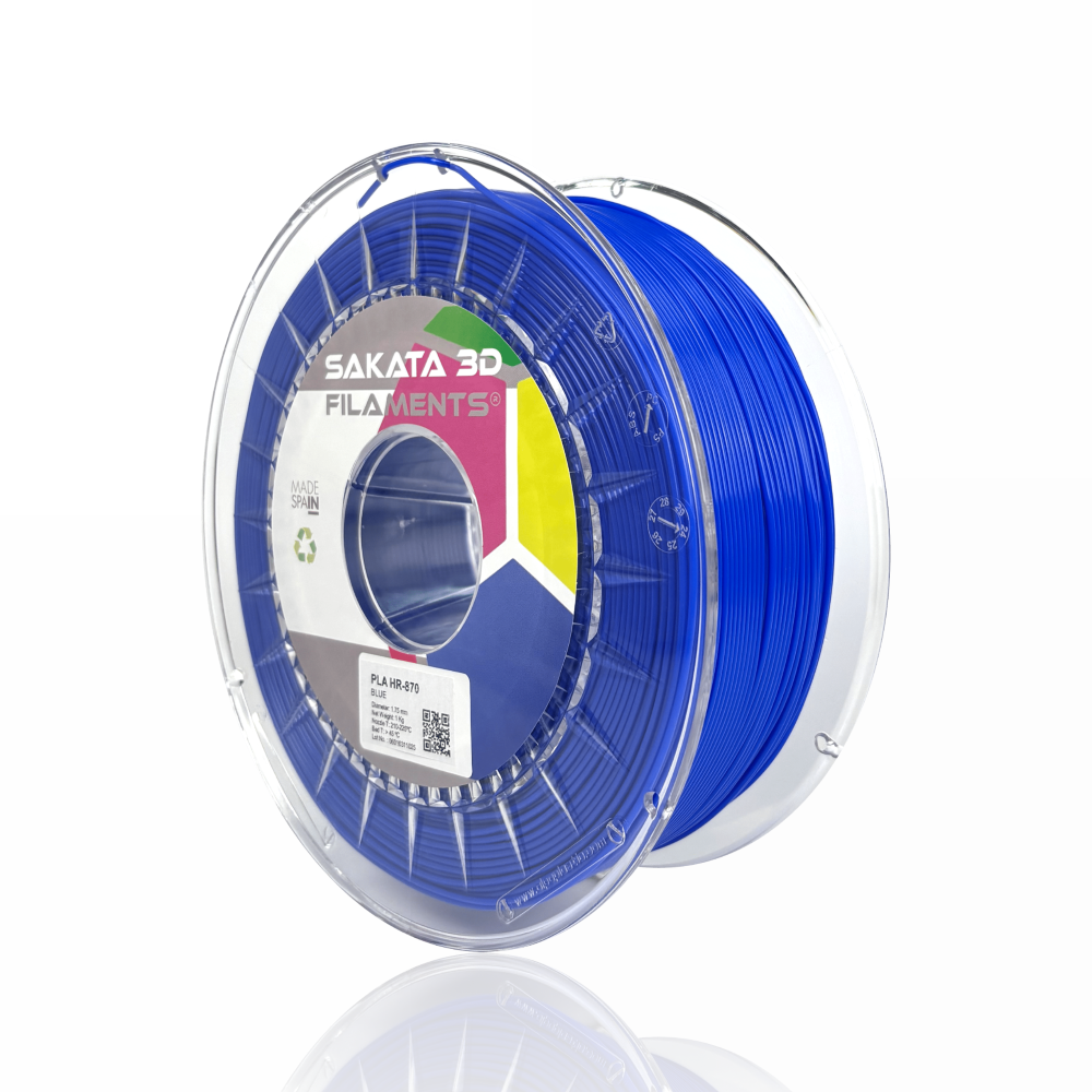 PLA HR-870 (High Resistance) 1kg Blue - SAKATA 3D - Image 2