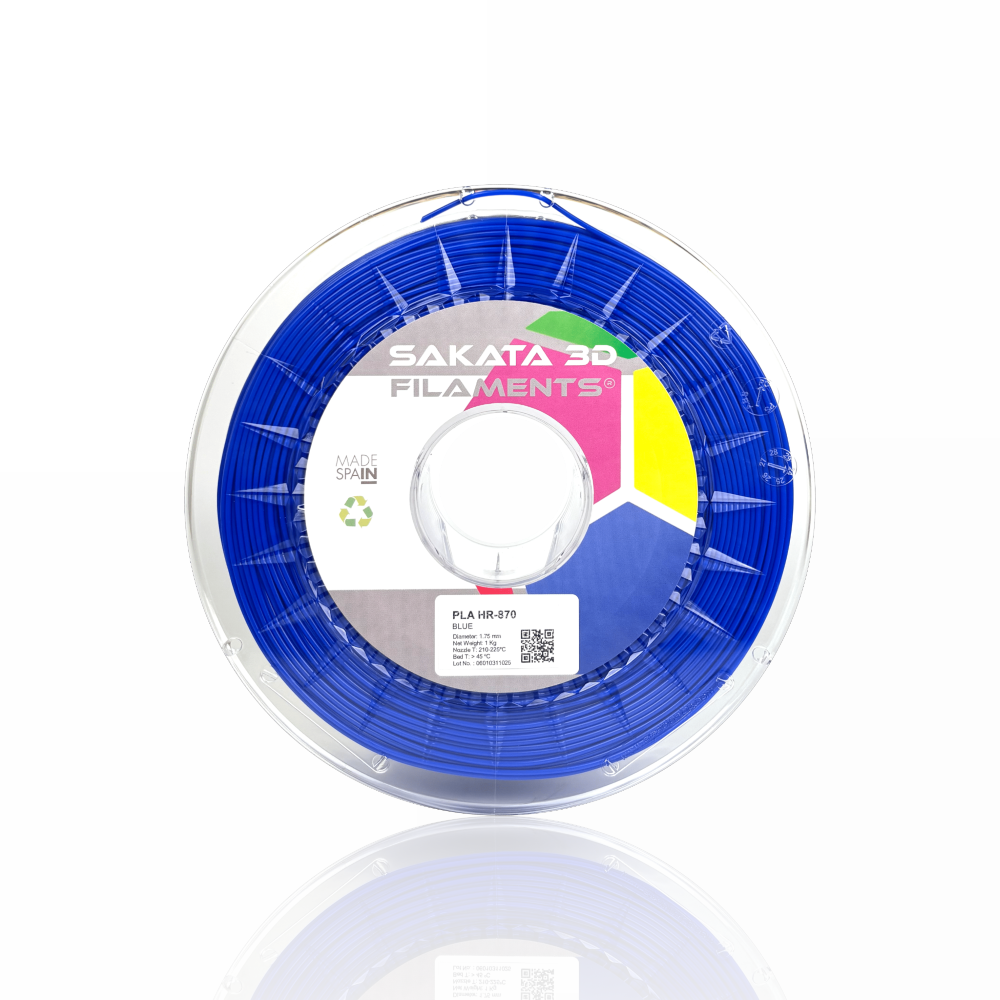 PLA HR-870 (High Resistance) 1kg Blue - SAKATA 3D - Image 4