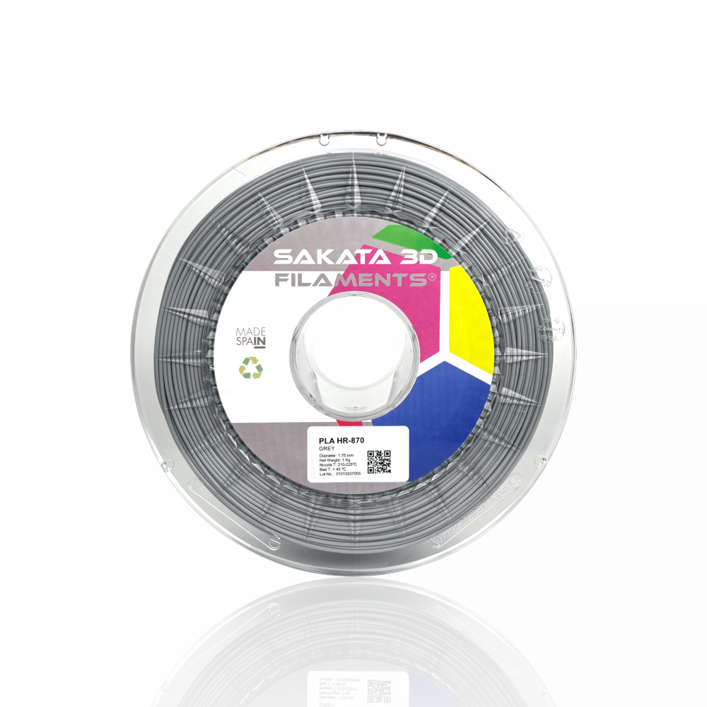 PLA HR-870 (High Resistance) 1kg Grey - SAKATA 3D - Image 4