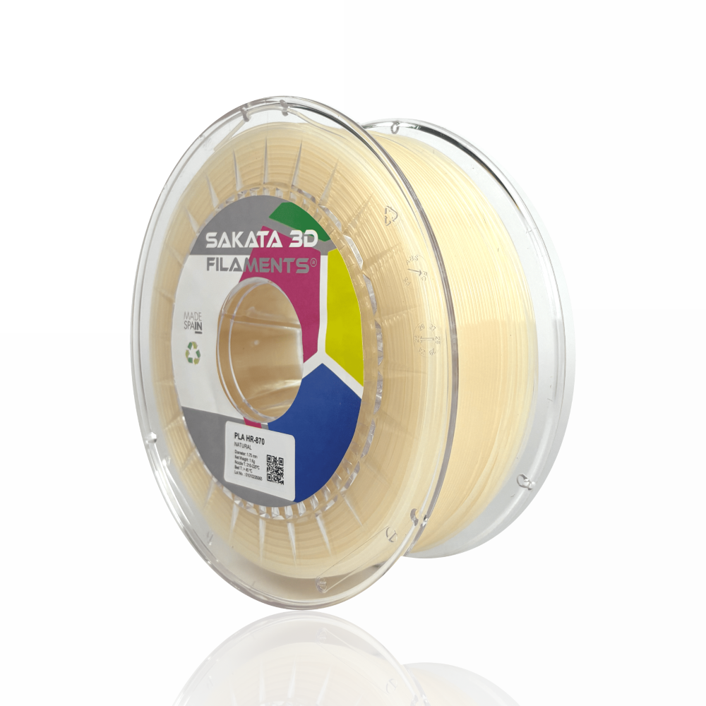 PLA HR-870 (High Resistance) 1kg Natural - SAKATA 3D - Image 2