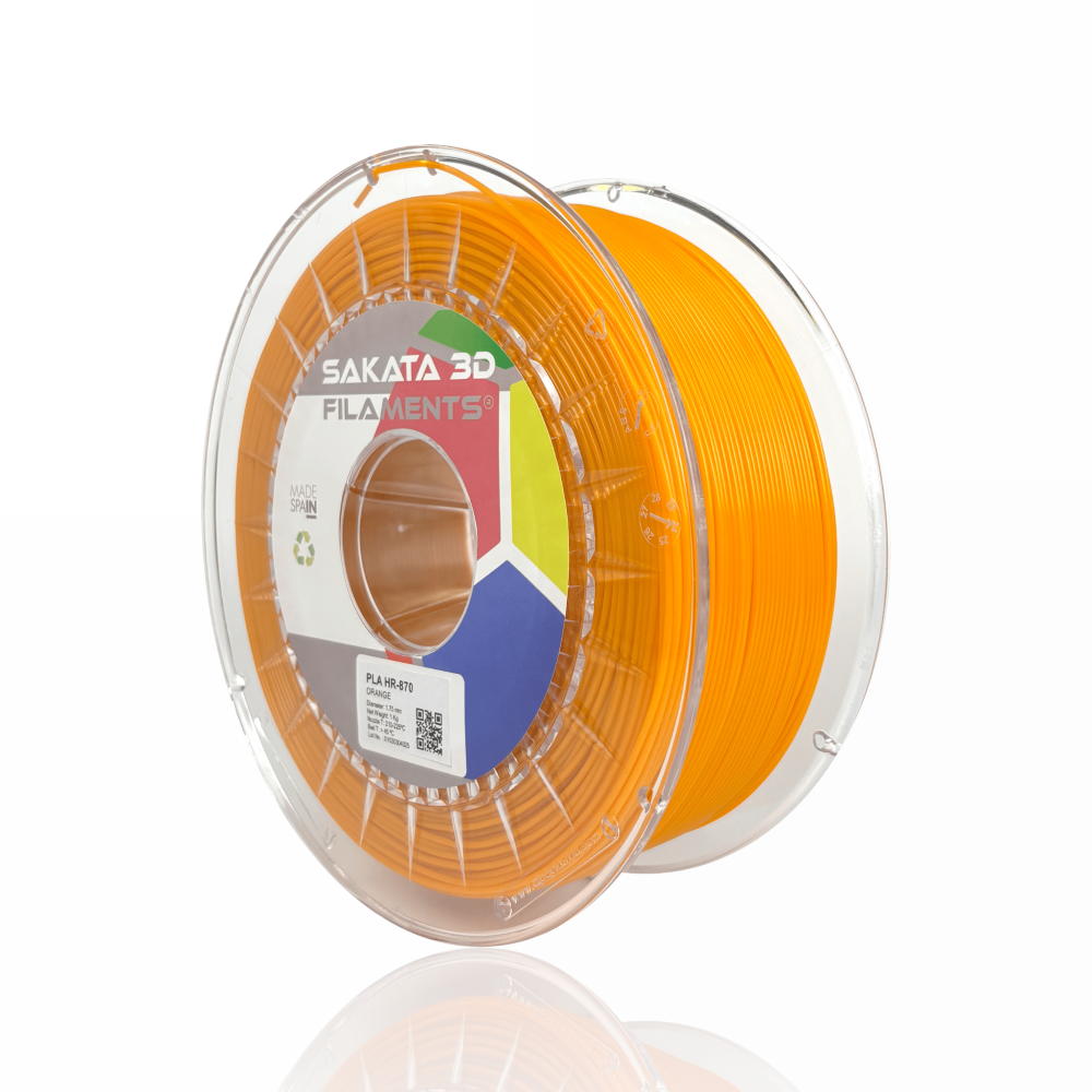 PLA HR-870 (High Resistance) 1kg Orange - SAKATA 3D - Image 2