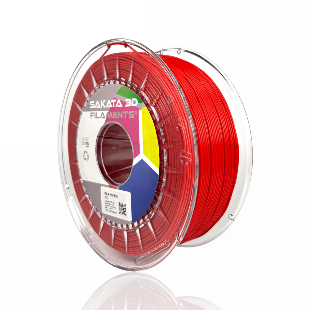 PLA HR-870 (High Resistance) 1kg Red - SAKATA 3D - Image 2