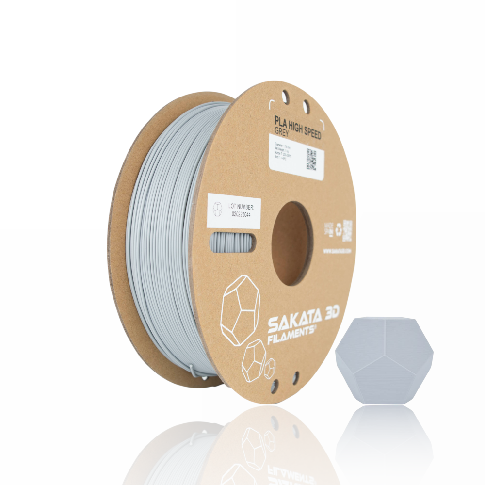 PLA High Speed 1kg Grey - SAKATA 3D - Image 2