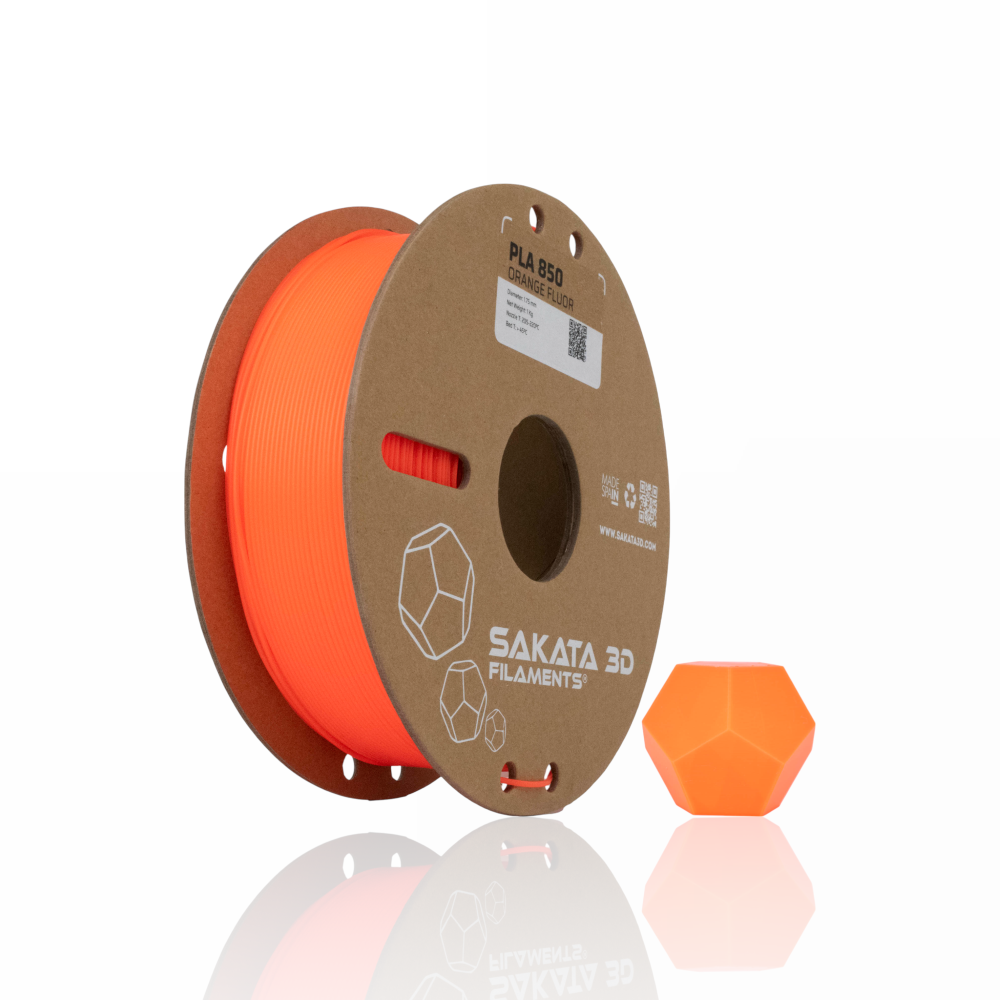 PLA 850 Fluor Orange - SAKATA 3D - Image 2