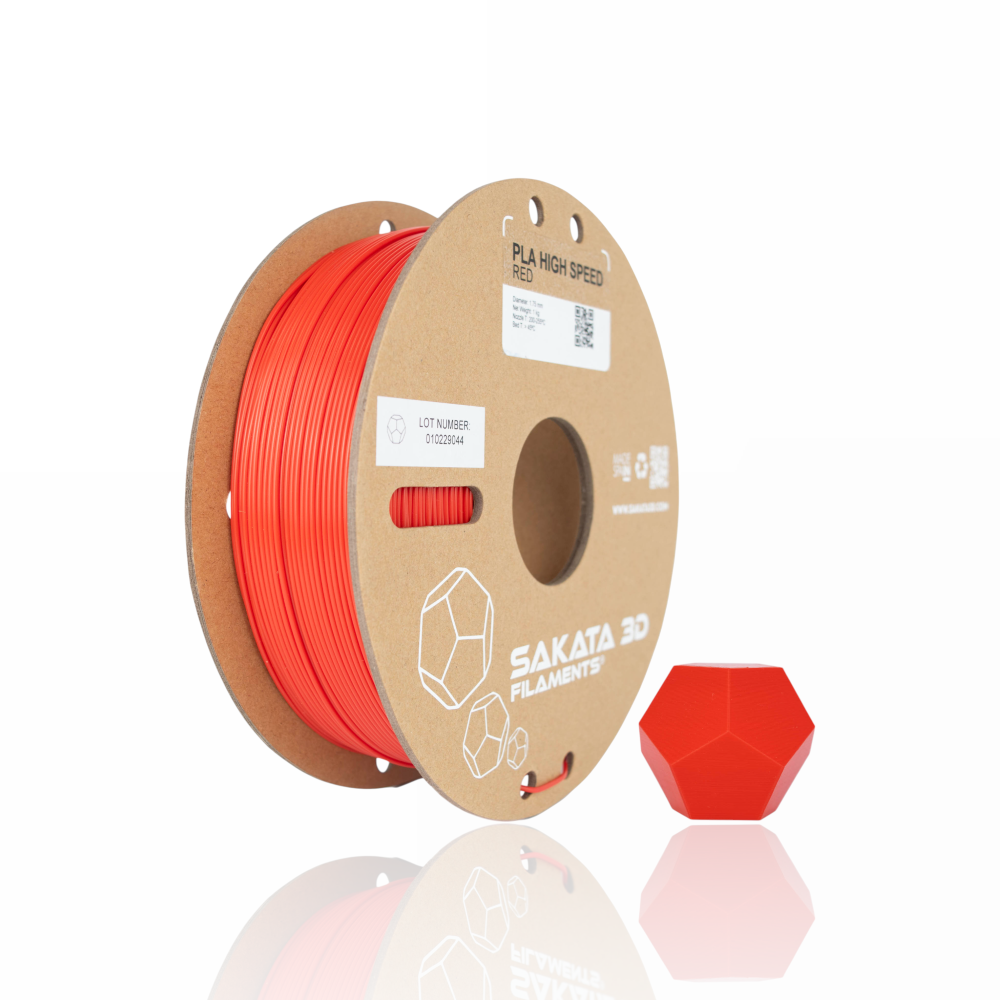 PLA High Speed 1kg Red - SAKATA 3D - Image 2