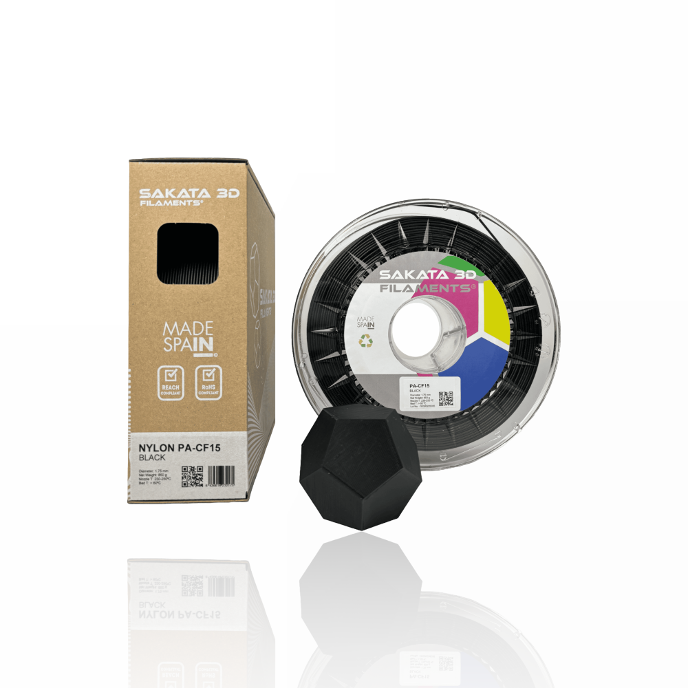 PA CF15 Nylon 850g Black - SAKATA 3D - Image 4