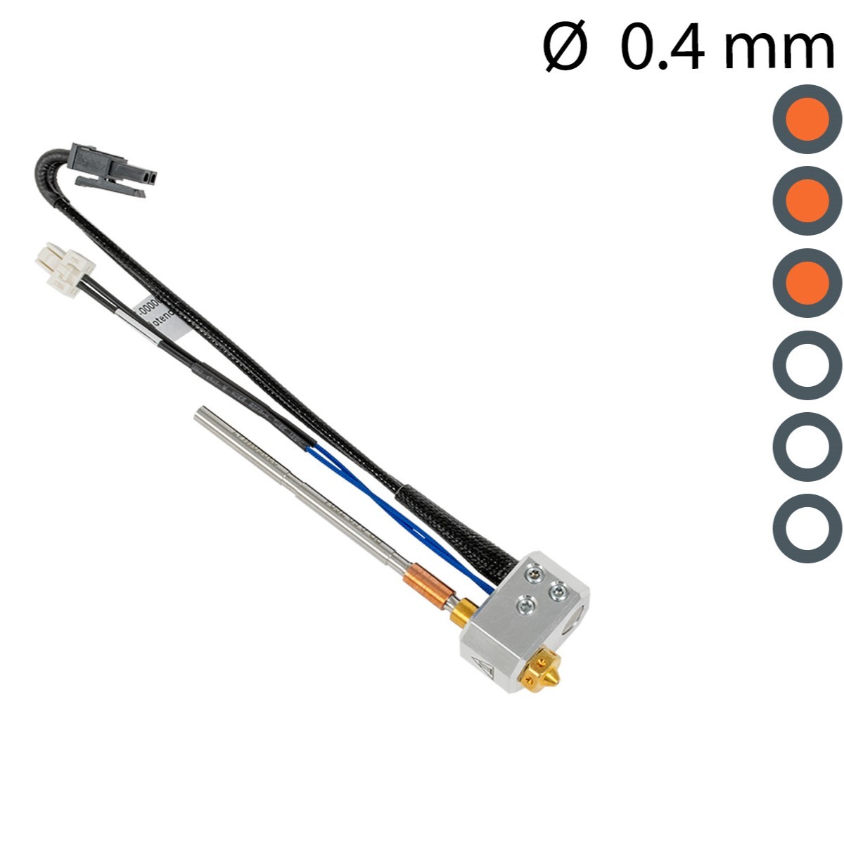 Nextruder hotend brass 0.4 mm (MK4, MK4S, MK3.9, XL, Core One) - Prusa Original evolt portugal