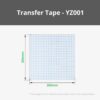 Bambu 3D Reflective Decal Sheet (10 pcs) Light Gray - Bambu Lab
